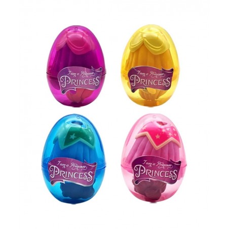 4 Pack Princess Jumbo Deformation Pre-Filled Easter Eggs with Toys Inside for Kids Girls Boys Gifts Easter Basket Stuffers Pa...