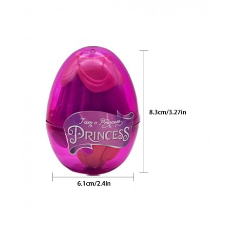 4 Pack Princess Jumbo Deformation Pre-Filled Easter Eggs with Toys Inside for Kids Girls Boys Gifts Easter Basket Stuffers Pa...