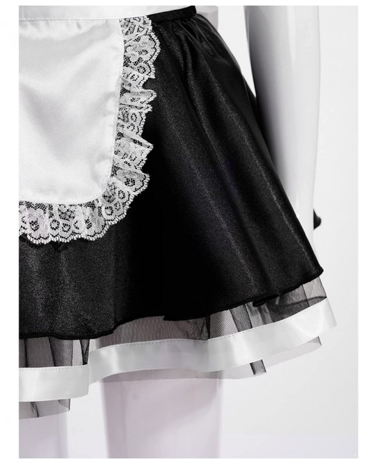 Kids Girls French Maid Costume Halloween Anime Maid Uniform Dress Fancy Cosplay Outfits $24.40 Kids' Costumes