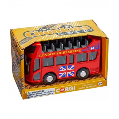 Chunkies City Service Fire Truck Double Decker Tour Bus and Police Tow Truck Triple Pack Toy Vehicles CHP12 $42.11 Kids' Play...