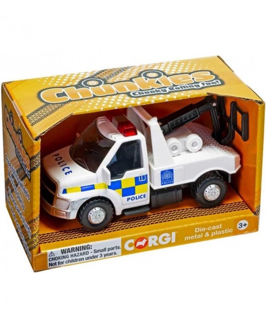 Chunkies City Service Fire Truck Double Decker Tour Bus and Police Tow Truck Triple Pack Toy Vehicles CHP12 $42.11 Kids' Play...