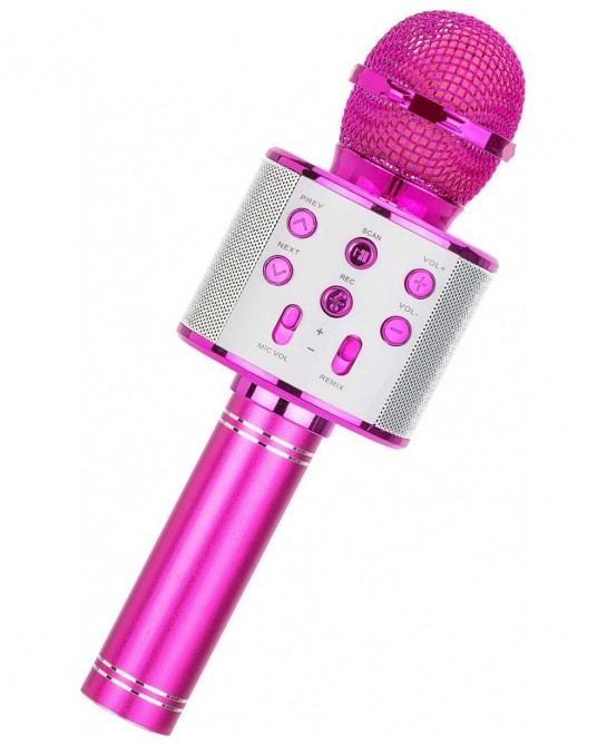 Christmas Toys Kids Girls Karaoke Microphone Wireless Bluetooth Karaoke Microphone for Kids Girls Singing Toys for 3-12 Year ...