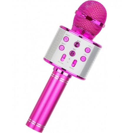 Christmas Toys Kids Girls Karaoke Microphone Wireless Bluetooth Karaoke Microphone for Kids Girls Singing Toys for 3-12 Year ...