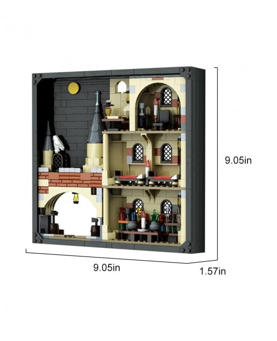 Harry Castle Photo Frame Toy Building Set DIY Craft Decoration Building Blocks Kit for Kids and Adults 521pcs $51.85 Toy Buil...
