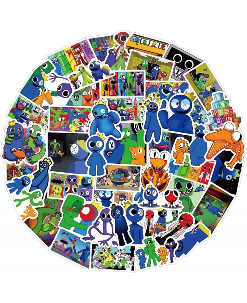 Rainbow Friends Video Game Toy Stickers 60PCS Trendy Funny Cartoon Waterproof Vinyl Decors for Hydroflask Water Bottle Phone ...