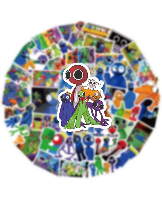 Rainbow Friends Video Game Toy Stickers 60PCS Trendy Funny Cartoon Waterproof Vinyl Decors for Hydroflask Water Bottle Phone ...