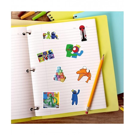 Rainbow Friends Video Game Toy Stickers 60PCS Trendy Funny Cartoon Waterproof Vinyl Decors for Hydroflask Water Bottle Phone ...