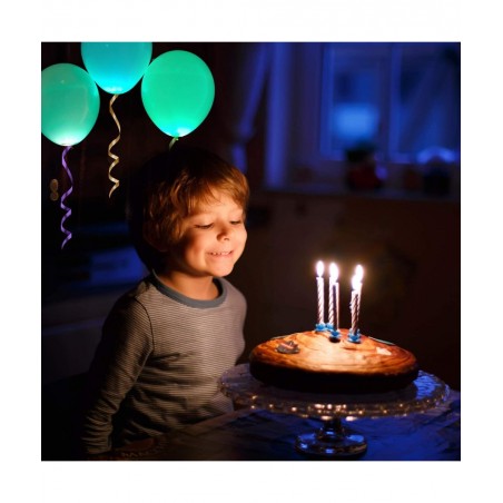 50 Pieces Multicolor LED Balloon Light Mini Round Ball Light Waterproof LED Flash Ball Lamp for Paper Lantern Bobo Balloon Di...