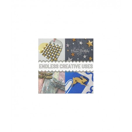Metallic Film 8.5 x 11” Pack of 50 – Silver Sheets Design Your Art and Shrink It to Create Jewelry Embellishments Paper Craft...