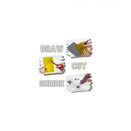 Metallic Film 8.5 x 11” Pack of 50 – Silver Sheets Design Your Art and Shrink It to Create Jewelry Embellishments Paper Craft...