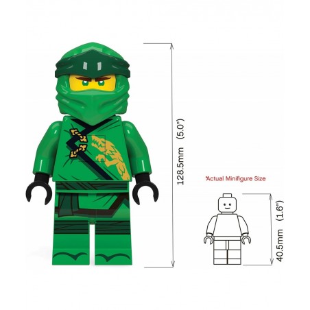 Lego Ninjago Legacy Lloyd LED Torch Flashlight - 5 inch Tall Figure 1 Torch (TO35) $43.52 Toy Building Sets