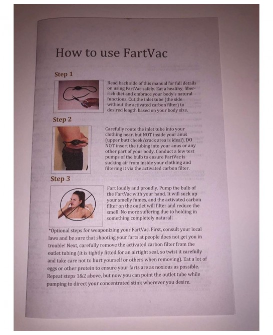 FartVac $20.93 Gags & Practical Joke Toys