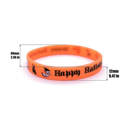 24 pcs Halloween Luminous Silicone Wristband for Kid Halloween Gifts Halloween Party Favor and Goodie Bag Fillers Supply. $15...