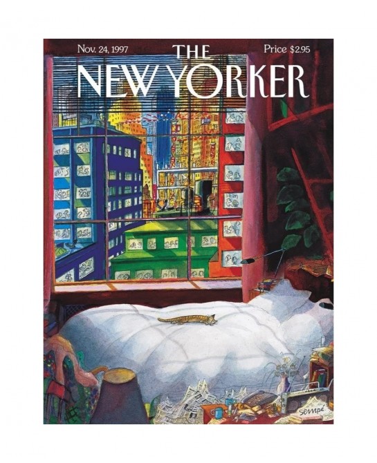 New Yorker Cat Nap - 1000 Piece Jigsaw Puzzle $49.57 Jigsaw Puzzles