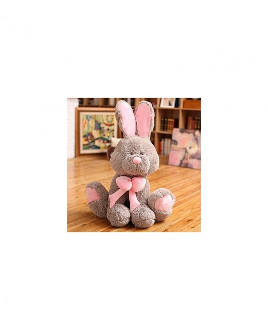 Big Stuffed Rabbit Bunny Stuffed Animal Toys Plush Pillow Gifts for Kids Girls Girlfriend Gray 27.5 inches $47.68 Stuffed Ani...