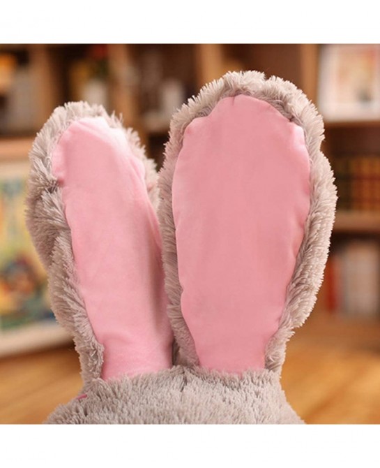 Big Stuffed Rabbit Bunny Stuffed Animal Toys Plush Pillow Gifts for Kids Girls Girlfriend Gray 27.5 inches $47.68 Stuffed Ani...