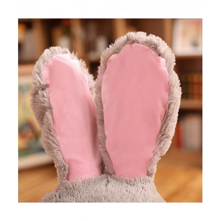 Big Stuffed Rabbit Bunny Stuffed Animal Toys Plush Pillow Gifts for Kids Girls Girlfriend Gray 27.5 inches $47.68 Stuffed Ani...