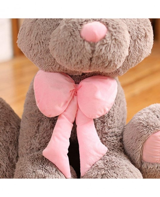Big Stuffed Rabbit Bunny Stuffed Animal Toys Plush Pillow Gifts for Kids Girls Girlfriend Gray 27.5 inches $47.68 Stuffed Ani...