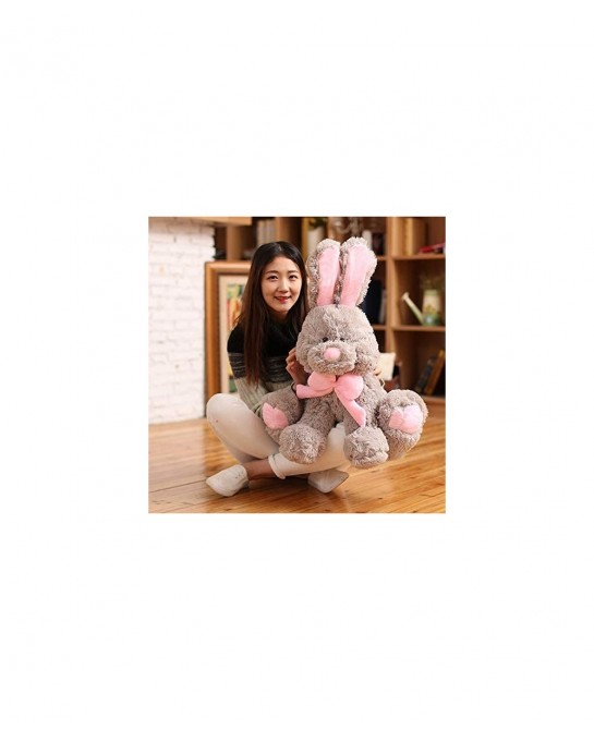 Big Stuffed Rabbit Bunny Stuffed Animal Toys Plush Pillow Gifts for Kids Girls Girlfriend Gray 27.5 inches $47.68 Stuffed Ani...