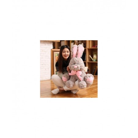 Big Stuffed Rabbit Bunny Stuffed Animal Toys Plush Pillow Gifts for Kids Girls Girlfriend Gray 27.5 inches $47.68 Stuffed Ani...