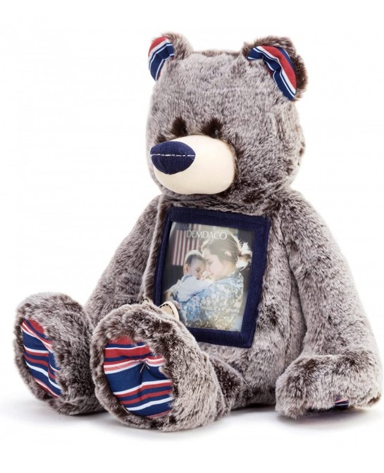 Military Here to Hug Photo Natural Brown 12 inch Plush Polyester Stuffed Bear $66.07 Stuffed Animals & Teddy Bears