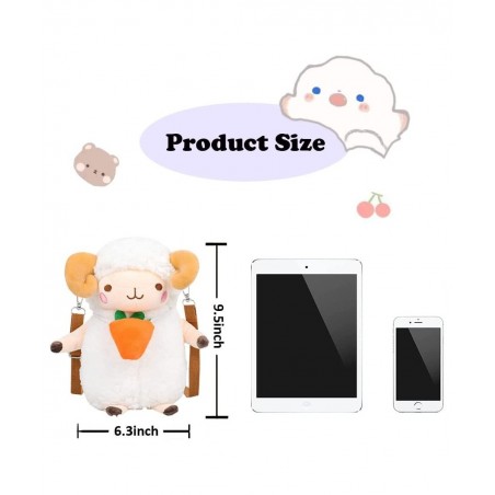 Lamb Backpack Plush Backpack Kawaii Bag Cute Coin Purse for Girls Stuffed Toy Backpack Birthday Gift Shoulder Bag (Lamb) $34....