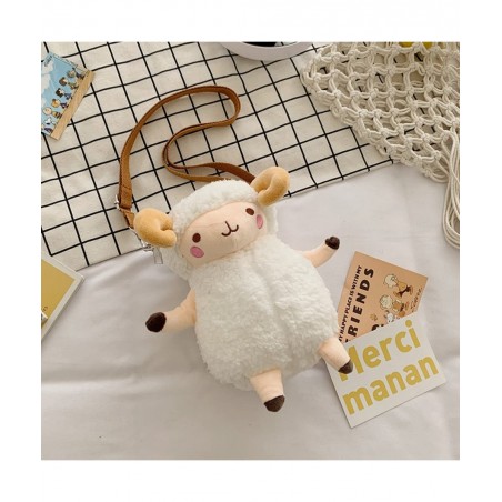 Lamb Backpack Plush Backpack Kawaii Bag Cute Coin Purse for Girls Stuffed Toy Backpack Birthday Gift Shoulder Bag (Lamb) $34....