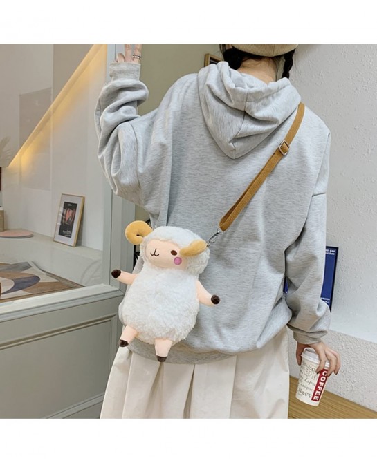 Lamb Backpack Plush Backpack Kawaii Bag Cute Coin Purse for Girls Stuffed Toy Backpack Birthday Gift Shoulder Bag (Lamb) $34....