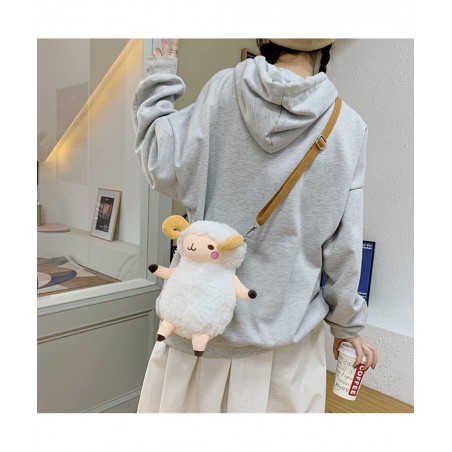 Lamb Backpack Plush Backpack Kawaii Bag Cute Coin Purse for Girls Stuffed Toy Backpack Birthday Gift Shoulder Bag (Lamb) $34....