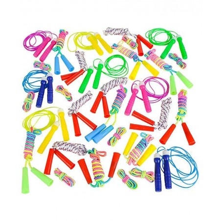 Jump Rope Assortment for Kids Indoor & Outdoor Skipping Activity Party Favors $25.28 Kids' Fitness Equipment