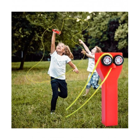 String Toy Zip String Shooter Rope Launcher Handheld Propeller Thruster Toys (Red) $23.88 Magic Kits & Accessories