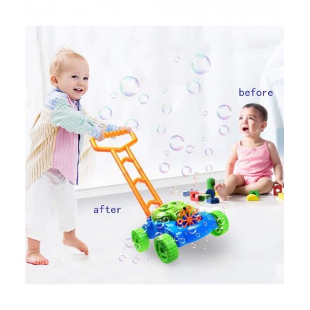 Bubble Mower Baby Lawn Mower Baby Toys 12-18 Months Electronic Outdoor Push Toys Gifts for Baby Boys Girls $40.94 Bubble Blow...