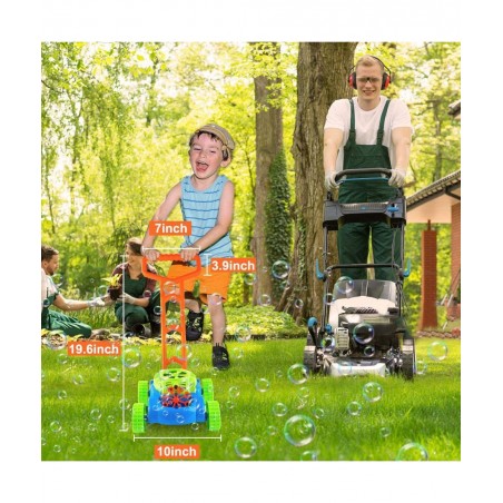 Bubble Mower Baby Lawn Mower Baby Toys 12-18 Months Electronic Outdoor Push Toys Gifts for Baby Boys Girls $40.94 Bubble Blow...