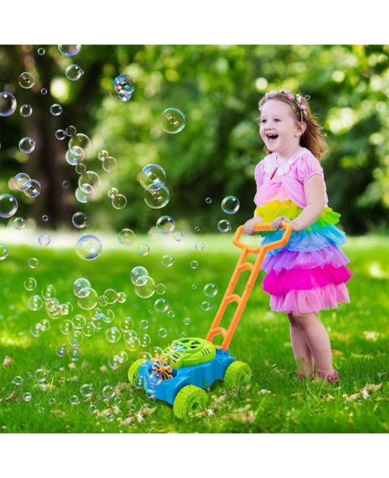 Bubble Mower Baby Lawn Mower Baby Toys 12-18 Months Electronic Outdoor Push Toys Gifts for Baby Boys Girls $40.94 Bubble Blow...