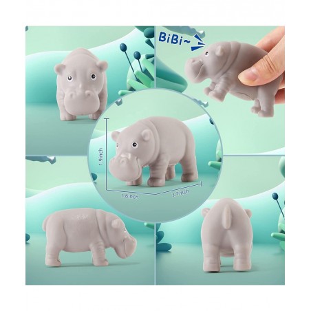 Bath Toys for Baby -12 PCS Floating Bath Farm Toys Soft Bathroom Toys Forest/Ocean Animal Bathtub Learning Toy for Toddlers $...