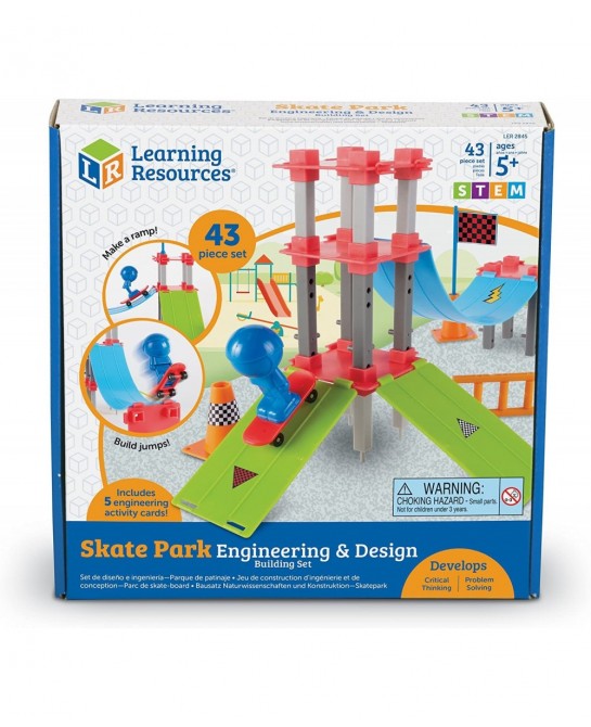 Skate Park Engineering & Design Building Set Engineering Toy STEM toy Science for Kids Fun Science Toy 43 Pieces Ages 5+ $32....