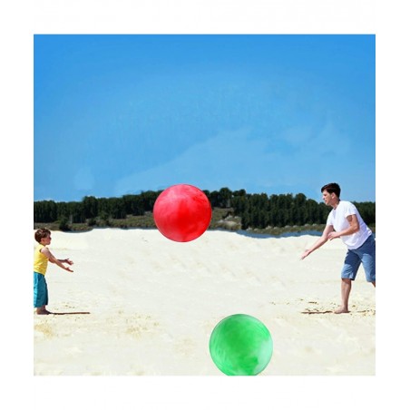 2 Pcs Marbleized Bouncy Balls & 1 Pump 9 Inch Inflatable Sensory Balls Beach Ball Kickball Bouncy Balls School Playground Bal...