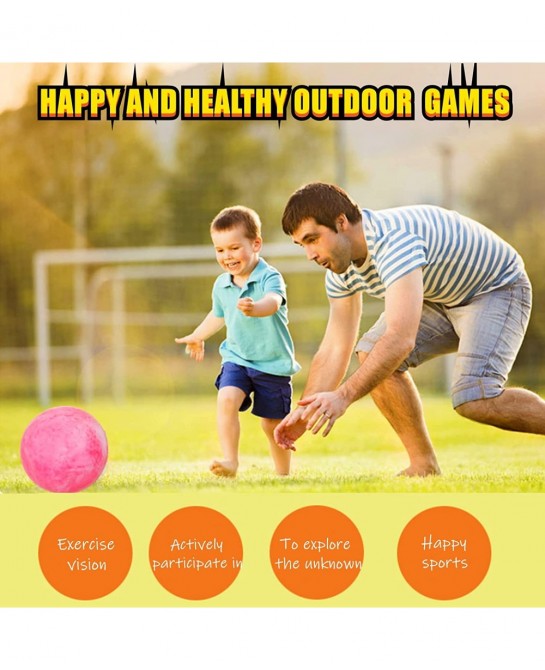 2 Pcs Marbleized Bouncy Balls & 1 Pump 9 Inch Inflatable Sensory Balls Beach Ball Kickball Bouncy Balls School Playground Bal...