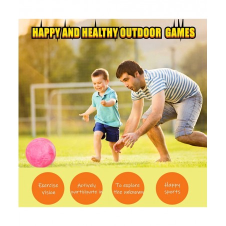 2 Pcs Marbleized Bouncy Balls & 1 Pump 9 Inch Inflatable Sensory Balls Beach Ball Kickball Bouncy Balls School Playground Bal...