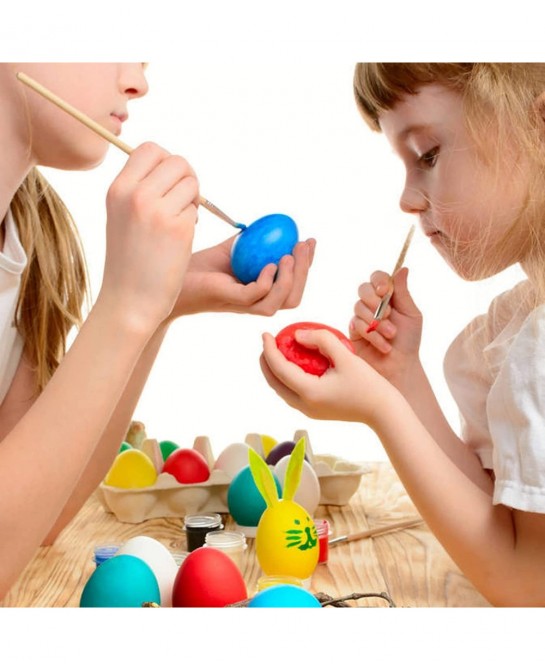 24PCS Empty Colorful Plastic Easter Eggs Surprise Toys Easter Eggs (Colorful Eggs) $18.90 Toy Kitchen Products