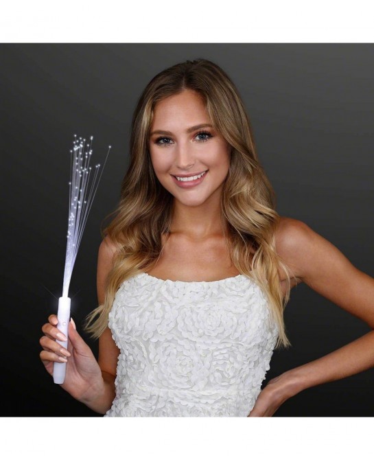 White Light Up Stick Fiber Optic Wand (Set of 12) LED Sparklers $54.77 Kids' Dress-Up Accessories