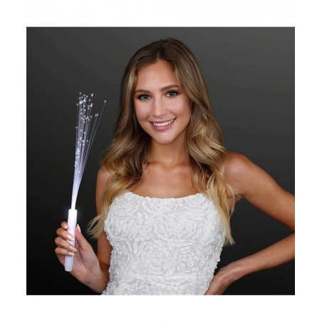 White Light Up Stick Fiber Optic Wand (Set of 12) LED Sparklers $54.77 Kids' Dress-Up Accessories