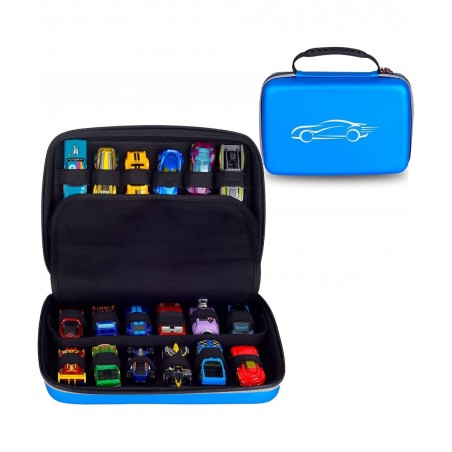 Hard EVA Protective Carrying Storage Case for Hot Wheels 20-Car Pack Hot Wheels 24-Car Pack Matchbox Cars Case (Case Only) (E...