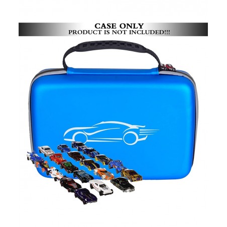 Hard EVA Protective Carrying Storage Case for Hot Wheels 20-Car Pack Hot Wheels 24-Car Pack Matchbox Cars Case (Case Only) (E...