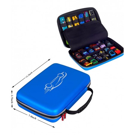 Hard EVA Protective Carrying Storage Case for Hot Wheels 20-Car Pack Hot Wheels 24-Car Pack Matchbox Cars Case (Case Only) (E...