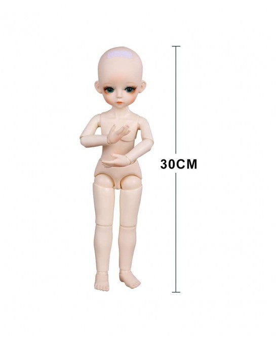 BJD Doll 1/6 SD Dolls 12 Inch 18 Ball Jointed Doll DIY Toys with Full Set Clothes Shoes Wig Makeup Best Gift for Girls-Han Xi...