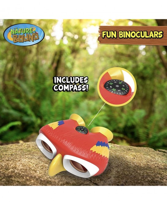 Binoculars for Toddlers & Kids Explore Nature and Outdoors Play with Fun Parrot Shaped Design & Compass Boys & Girls $25.97 N...