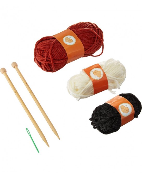 Foxy Mittens Creative Art & Craft Knitting Set $34.36 Kids' Drawing & Writing Boards