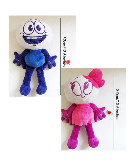 Pencilmate Dash Plush Toy Cute Pencilmation Toys 12.5inch Blue and Pink Pencilmiss Plush Doll Plush Pillow Sleep Comfort Toy ...