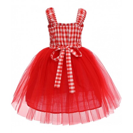 Little Red Riding Hood Costume for Girls Dress Cape Cloak Halloween Cosplay Kid Deluxe Storybook Fairy Tale Outfit Set $33.60...